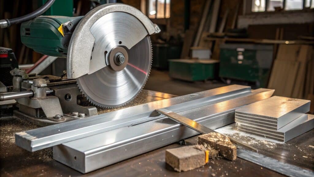 Optimum method for cutting aluminum sheet